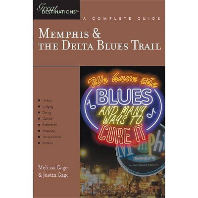 Explorer's Guide Memphis & the Delta Blues Trail - (Explorer's Great Destinations) by  Justin Gage & Melissa Gage (Paperback)