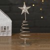 TopComfy Decorative Object Metal Wire Tree Ornament for Holiday Decor, Silver, 2.5"*2.5"*8" - 3 of 4