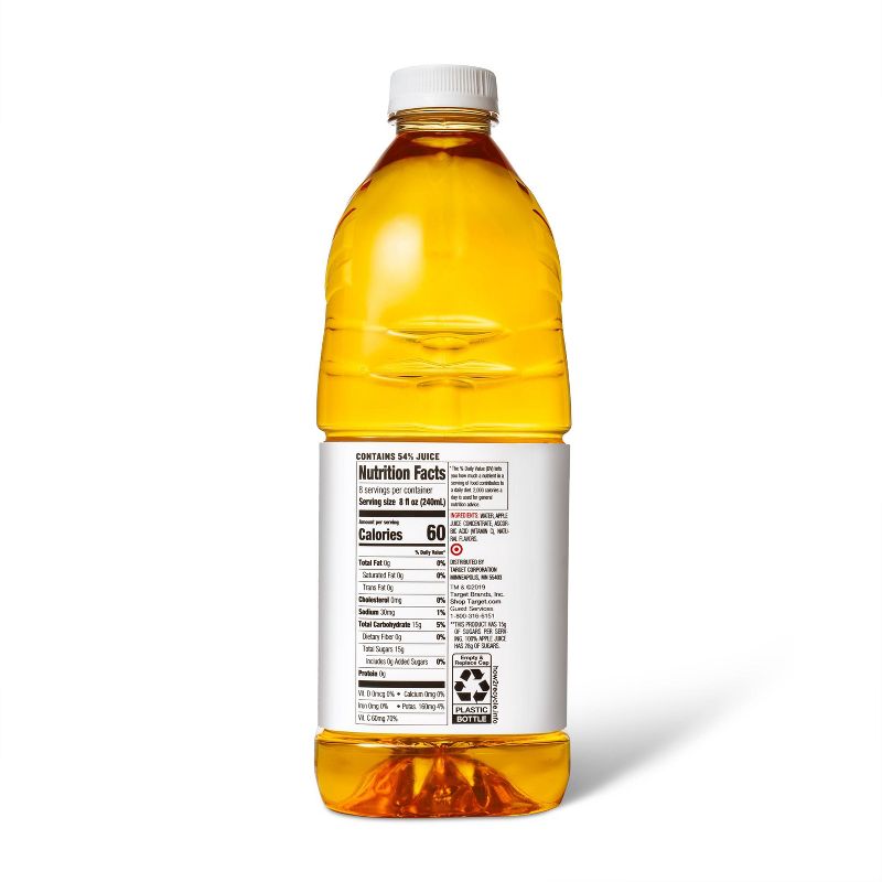 Reduced Sugar Apple Juice - 64 fl oz Bottle - Market Pantry&#8482;, 4 of 5