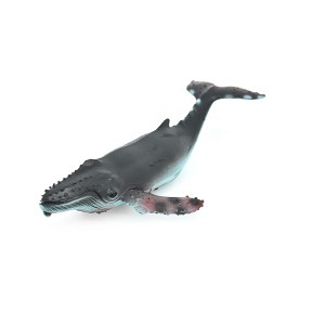 Collectible Wildlife Gifts | Humpback Whale, Hand Painted, High Quality, Soft Rubber Whale, Realistic, Toy Figure, Model, Gift,    9"   F098 B495 - 1 of 4