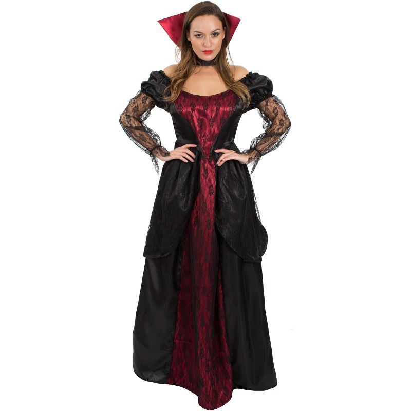 Halloween Vampiress Adult Costume, 1 of 4