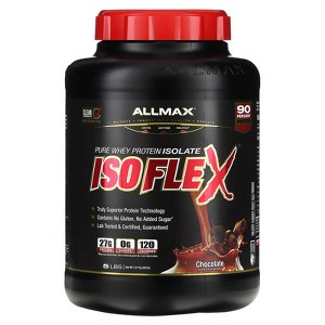 ALLMAX ISOFLEX®, Pure Whey Protein Isolate, Chocolate, 5 lbs (2.27 kg) - 1 of 2