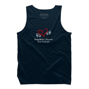 Men's Design By Humans Happy Mother's Day Miss You Mom By graceandfinn Tank Top - 1 of 2