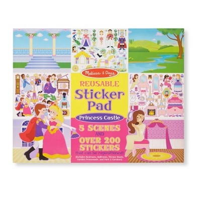 Melissa & Doug Girls Sticker Pad - Coloring Books Bundle