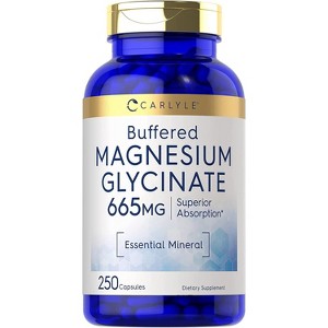 Carlyle Magnesium Glycinate 665mg | 250 Capsules - 1 of 2