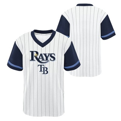 Men's Majestic White Tampa Bay Rays Official Cool Base Jersey