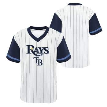 Mlb New York Yankees Boys' White Pinstripe Pullover Jersey : Target