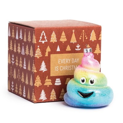 Every Day is Christmas Glass Blown Decoration Cute Hand Made Figurines Christmas Tree Ornament