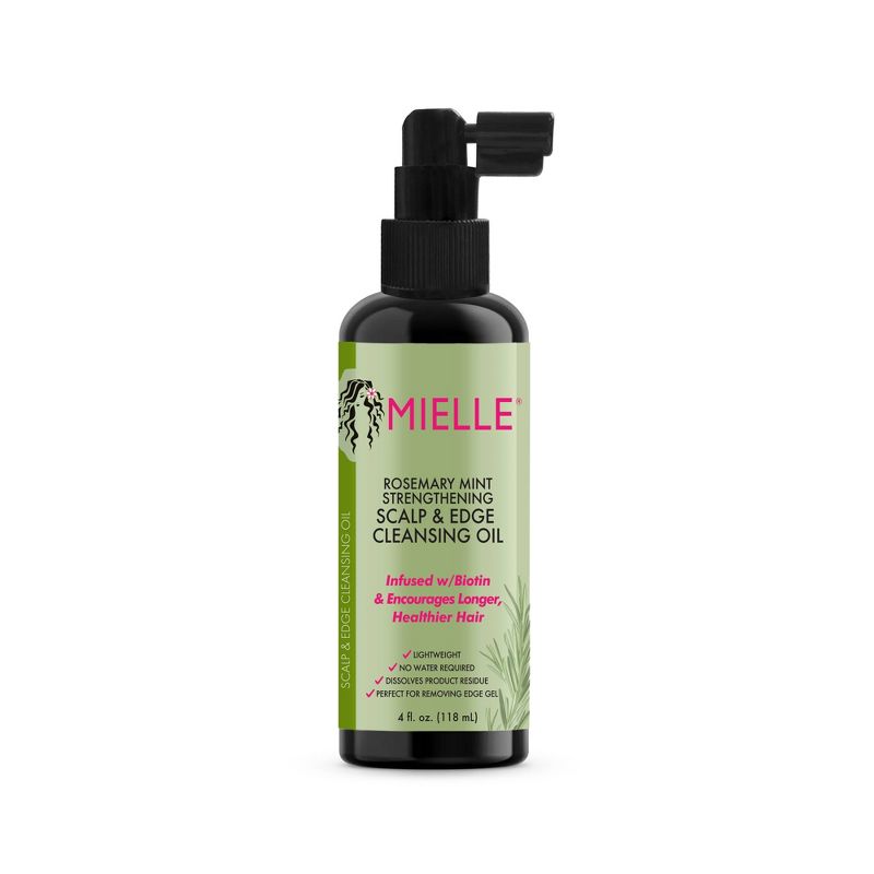 Mielle Organics Rosemary Mint Scalp &#38; Edge Cleansing Hair Oil - 4 fl oz, 1 of 9