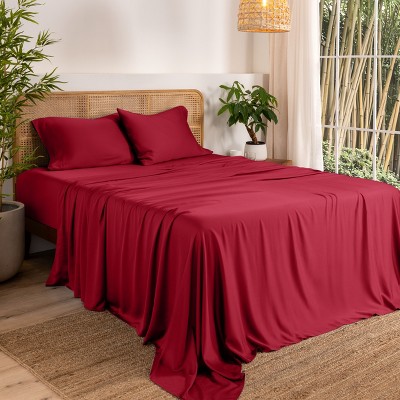 Rayon from Bamboo Solid Deep Pocket Sheet Set by Bare Home