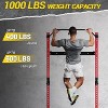 Acekool Folding Squat Rack for Home Gym, Wall Mounted Power Rack with Pull Up Bar, J Hooks, Landmine, 1000 LB Capacity, Space Saving Weight Cage - 3 of 4
