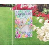 Bunny in the Garden Suede Garden Flag - 2 of 2