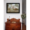 PAGED Modern Framed Wall Art for Living Room, Boho Wall Decor– "American Star Quilt Block Barn" by Billy Jacobs,Hang Framed Print, Bathroom Wall Decor - 2 of 4