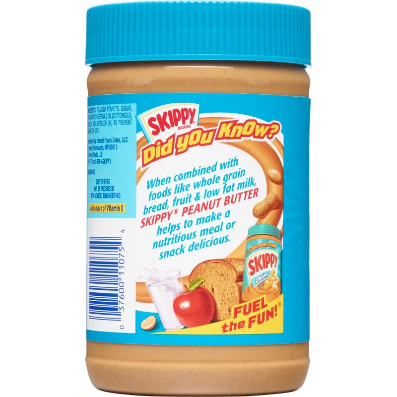 Skippy Creamy Peanut Butter - 16.3oz, 3 of 18