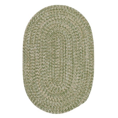 Colonial Mills Carrington Tweed - Green 5x5 Round Rug Indoor/Outdoor 100% Polypropylene