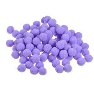 Unique Bargains Home Crafts Handcrafts Project DIY Polyester Felt Balls Beads 100 Pcs - 1 of 4