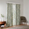 VYNXARIA 50*95"Printed Botanical Blackout Curtain Panel,Aqua(Only 1 Pc Panel) - 2 of 4