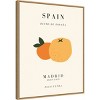 23" x 28" Spain Travel Poster Reino de Espana by Chayan Lewis Framed Canvas Wall Art Print - Amanti Art: Arte de Pared, Cuadros Decorativos - 2 of 4