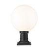 Z-Lite Laurent 1 - Light Lantern in  Black - 4 of 4