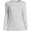 Lands' End Women's Cotton Rib T-shirt - 3 of 3