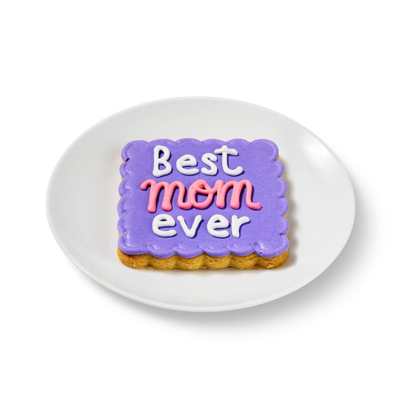 Best Mom Ever Hand Decorated Cookie - 2.1oz/1ct - Favorite Day&#8482;, 2 of 4