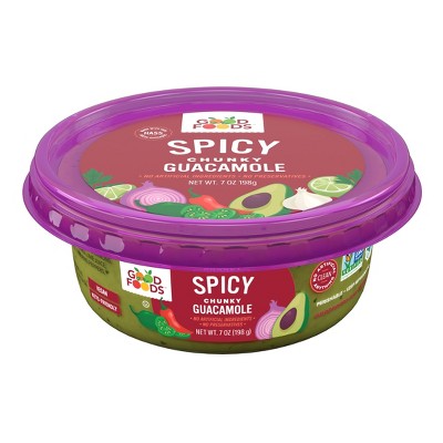 Good Foods Spicy Chunky Guacamole - 7oz