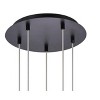 Elegant Lighting Eren 5 lights Black pendant - 4 of 4