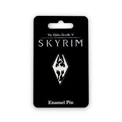 Just Funky Skyrim Collectibles | Skyrim Dragon Logo Enamel Pin| Collector Pin