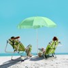 FURNIinspire Outdoor Portable Chair Durable Design with Extra Storage for Camping and Picnics, Green Stripes, 24.8"*25.6"*32.28" - 3 of 4