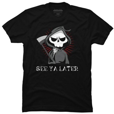 Men's Design By Humans See Ya Later Halloween T Shirt By thebeardstudio T-Shirt