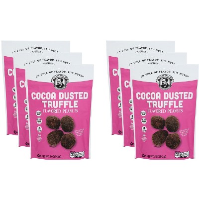 Pears Snacks Peanuts Cocoa Dusted Truf - Pack of 6 - 5 oz