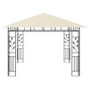vidaXL Gazebo with Mosquito Net 9.8'x9.8'x9' Cream 0.6 oz/ftÂ² - 4 of 4