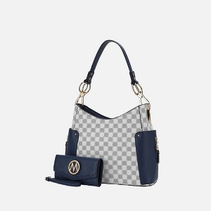 MKF Collection Penelope Circular Print Women’s Shoulder Bag with matching wallet by Mia K - 1 of 4