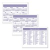 Flip-A-Week Desk Calendar and Base, 7 x 5.5, White Sheets, 12-Month (Jan to Dec): 2025 - 3 of 4