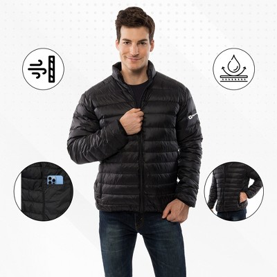 Alpine Swiss Niko Mens Down Alternative Jacket Puffer Coat Packable ...