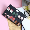 6-16 Pair Christmas Earrings for Women Cute Funny Christmas Earrings Bow Tree Santa Holiday Earrings for Christmas Jewellery - 4 of 4