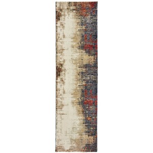 Oriental Weavers Evolution 8001A Ivory/ Multi Indoor Area Rug - 2'3" x 8' - 1 of 4
