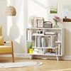 Geometric Bookcase with Anti-Tipping Kit and Storage Shelving Unit - 2 of 4