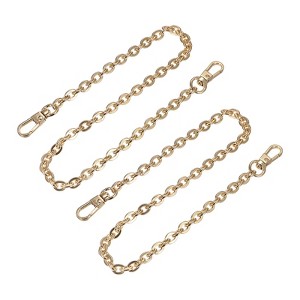 Unique Bargains Handbags DIY Accessories Iron Flat Purse Chain Strap 2 Pcs - 1 of 3