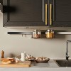 attop 4pcs Solid Brass Gold Cabinet Pulls, 3-Inch Hole Centers for Kitchen Cupboard Handles Bathroom Brushed Brass  Pulls Wardrobe Door Handles - 4 of 4