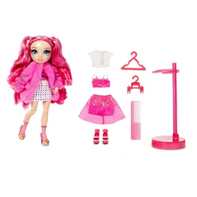 Rainbow High Stella Monroe – Hot Pink Fashion Doll with 2 Complete Mix & Match Outfits and Doll Accessories