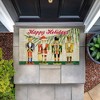 Stupell Industries Classic Nutcrackers Happy Holidays Printed Outdoor Door Mat, design by Paul Brent, 18"x30" - 4 of 4