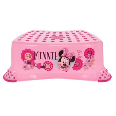 Disney Minnie Mouse Deluxe Textured Grip Step Stool