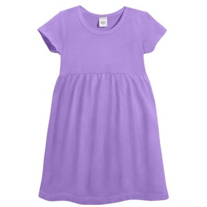 City Threads Soft Organic Cotton Empire Short Sleeve Sundress - USA-Made - 1 of 4