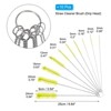 Unique Bargains Flexible Durable Stainless Steel Nylon Tube Cleaning Brush 10 Pcs - 2 of 4