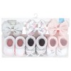 Hudson Baby Infant Girls Headband and Socks Giftset, Basic Pink Floral, One Size - 2 of 4