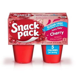 Snack Pack Juicy Gels Cherry Sugar Free - 13oz - 1 of 4