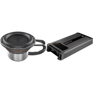 Hertz Mille Legend Series ML-Power-1 D-Class Mono Amplifier with Mille Legend Series ML 2000.3 8" Subwoofer - 1 of 4