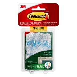 Command Ceiling Hooks 3 Hooks 4 Strips White Target