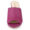 Allegra K Women's Slip-on Block Heel Slide Sandals - 2 of 4